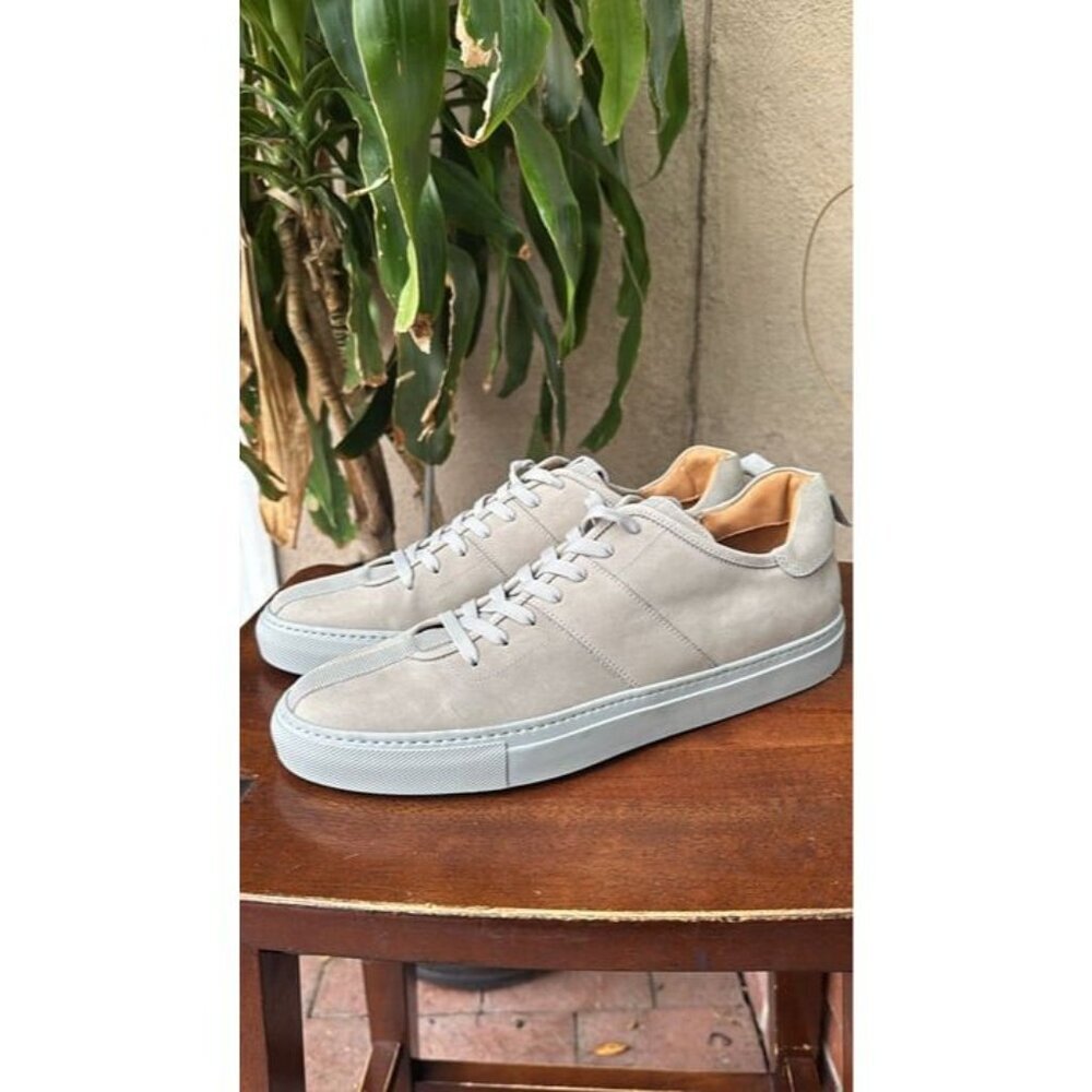 DANIEL PATRICK Size 10 (43) Men's Low Top Shoes Grey Designer USED LIGHTLY